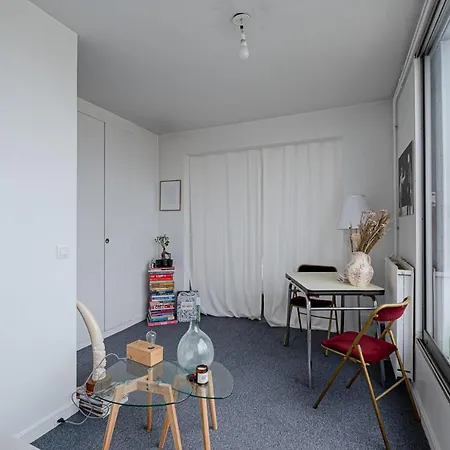 Studio Design With Terrace Close To Bastille * Párizs