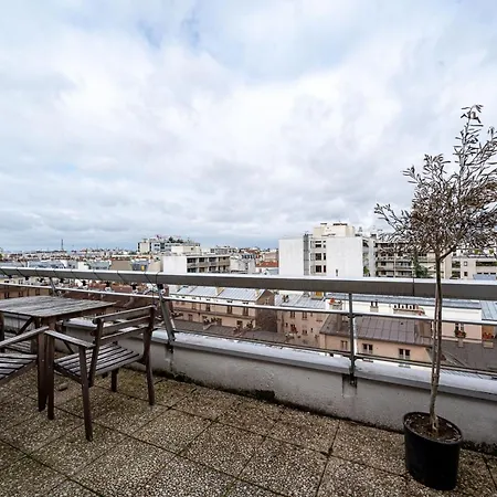 Studio Design With Terrace Close To Bastille * Párizs